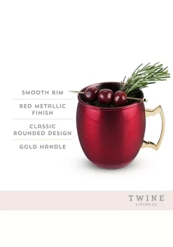 Twine Red Moscow Mule Mug -Twine Outlet Store Belk 1003
