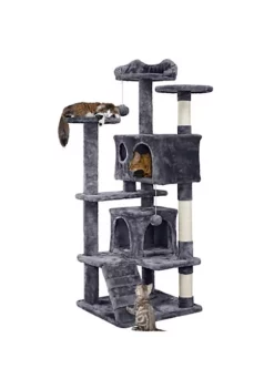 Topeakmart 54.5''H Cat Tree Tower