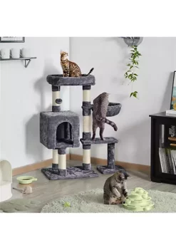 Topeakmart 38-in Cat Tree Condo Scratching Post Tower -Twine Outlet Store Belk 1048
