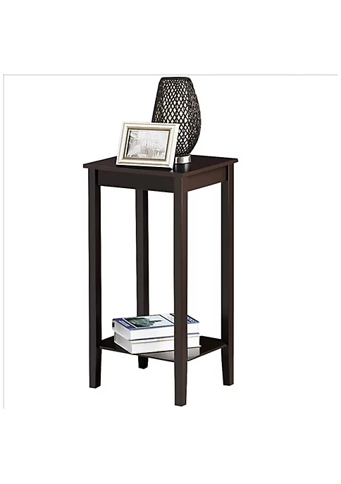 Topeakmart Small End Table Coffee Table Stand Nightstand Accent Table Living Room Bedside Sofa Table, Dark Coffee 3 Topeakmart Small End Table Coffee Table Stand Nightstand Accent Table Living Room Bedside Sofa Table, Dark Coffee - Image 3