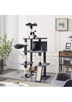 Topeakmart 70-in Cat Tree & Condo Scratching Post Tower