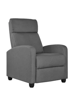 Topeakmart Adjustable Fabric Recliner Sofa