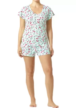 HUE® Boxer brushed Loose Pajama Set -Twine Outlet Store Belk 112