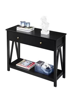 Topeakmart Wooden Console Table Sofa Side Table 5 Topeakmart Wooden Console Table Sofa Side Table -Twine Outlet Store Belk 1223