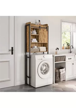 Topeakmart Over-The-Toilet Storage Cabinet Space-Saving Organizer with Slide Rail, Rustic Brown -Twine Outlet Store Belk 1234