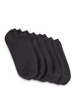 HUE® Cotton Liner Pindot Socks - 6 Pack 7 HUE® Cotton Liner Pindot Socks - 6 Pack -Twine Outlet Store Belk 141