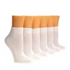 HUE® Quarter Top with Cushion 6-Pack Socks