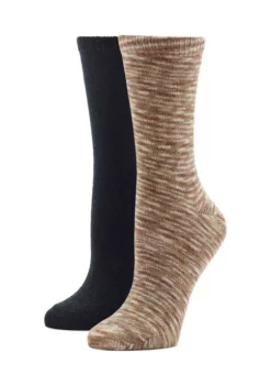HUE® Space Dyed Boot Socks - 2 Pack -Twine Outlet Store Belk 166