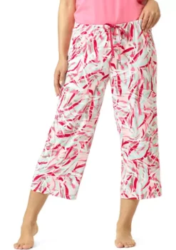 HUE® Love Strikes Capri Pajama Pants