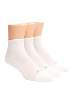 HUE® Air Cushion Mini Crew Socks 3-Pack -Twine Outlet Store Belk 179