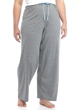 HUE® Plus Size Heart Print Pajama Pants -Twine Outlet Store Belk 182