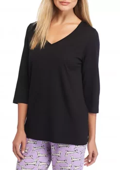 HUE® 3/4 Sleeve Tee