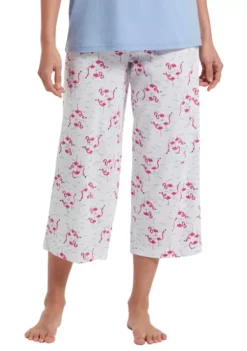 HUE® Women's Flamingo Capri Pajama Pants