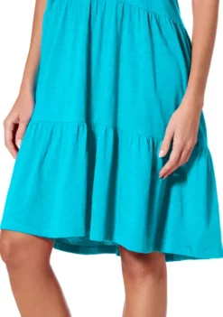HUE® Slub Tiered Midi Length Lounge Dress -Twine Outlet Store Belk 271