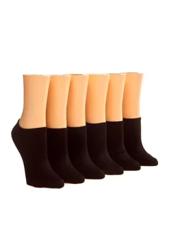 HUE® Microfiber Liner Socks -6 Pack -Twine Outlet Store Belk 289