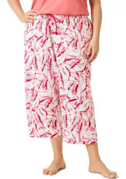 HUE® Love Strikes Capri Pajama Pants