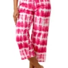 HUE® Printed Knit Capri Pajama Sleep Pants