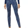 HUE® High Rise Indigo Paisley Leggings