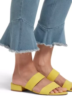 HUE® Women's Frilled Hem Ultra Soft Denim High Waist Skimmer Pants 6 HUE® Women's Frilled Hem Ultra Soft Denim High Waist Skimmer Pants -Twine Outlet Store Belk 372
