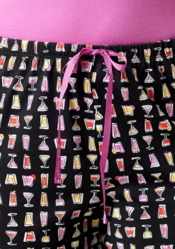 HUE® Cocktail Columns Bermuda Pajama Shorts -Twine Outlet Store Belk 376