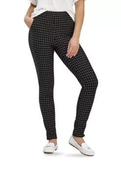 HUE® Baby Windowpane High Rise Leggings 8 HUE® Baby Windowpane High Rise Leggings -Twine Outlet Store Belk 380
