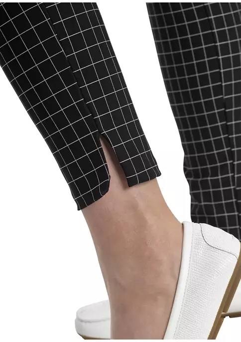 HUE® Baby Windowpane High Rise Leggings 5 HUE® Baby Windowpane High Rise Leggings - Image 5