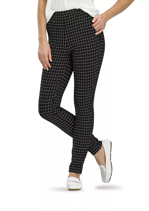 HUE® Baby Windowpane High Rise Leggings 6 HUE® Baby Windowpane High Rise Leggings - Image 6