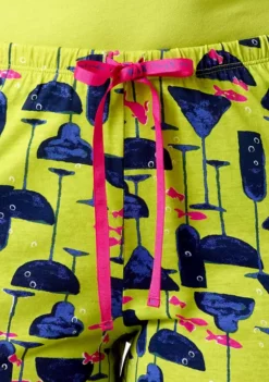 HUE® Printed Knit Capri Pajama Sleep Pants -Twine Outlet Store Belk 386