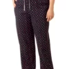 HUE® Plus Size Printed Knit Pajama Pants
