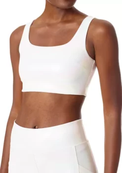 HUE® Cropped Full Back Tank Top
