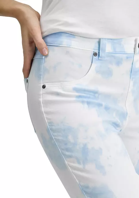 HUE® Women's Denim High Waist Skimmer Leggings 5 HUE® Women's Denim High Waist Skimmer Leggings - Image 5