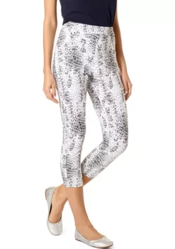 HUE® Ultra Soft Denim High Waist Capris