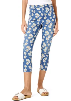 HUE® Ultra Soft Denim High Waist Capris