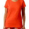 HUE® Short Sleeve Scoop Neck Pajama T-Shirt