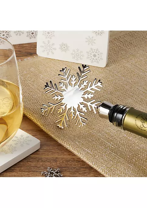 Twine Holiday Snowflake Bottle Stopper 2 Twine Holiday Snowflake Bottle Stopper - Image 2