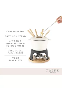 Twine Cast Iron Fondue Set 9 Twine Cast Iron Fondue Set -Twine Outlet Store Belk 560