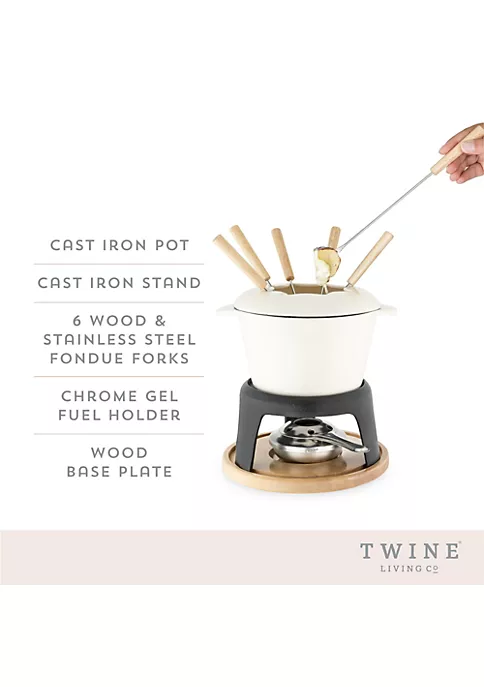 Twine Cast Iron Fondue Set 4 Twine Cast Iron Fondue Set - Image 4