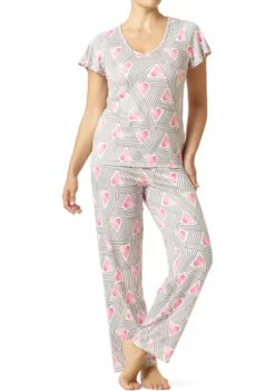 HUE® Brushed Loose Pajama Set
