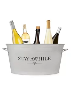 Twine Stay Awhile Metal Drink Tub