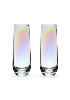Twine Luster Stemless Champagne Flute Set -Twine Outlet Store Belk 628