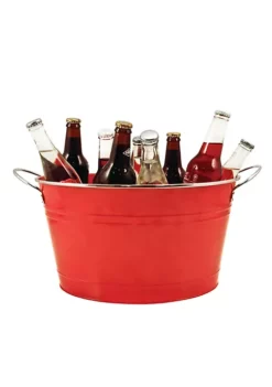Twine Big Red Galvanized Metal Tub -Twine Outlet Store Belk 662