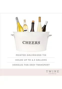 Twine Cheers Galvanized Metal Tub -Twine Outlet Store Belk 737