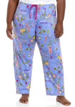 HUE® Plus Size Natural Ingredients Pajama Pants