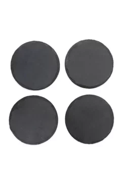 Twine Circle Slate Coasters