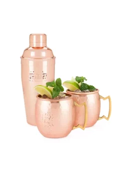 Twine Hammered Copper Bar Set -Twine Outlet Store Belk 797