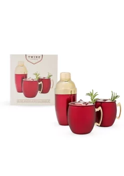 Twine Red Mule Mug & Cocktail Shaker Gift Set 9 Twine Red Mule Mug & Cocktail Shaker Gift Set -Twine Outlet Store Belk 820