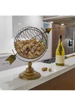 Twine Old World Globe Cork Display -Twine Outlet Store Belk 847