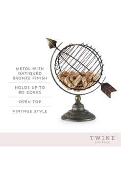 Twine Old World Globe Cork Display -Twine Outlet Store Belk 848