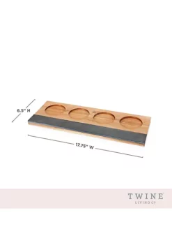 Twine Acacia Wood Wine Flight Board -Twine Outlet Store Belk 883