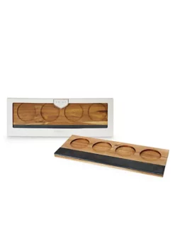 Twine Acacia Wood Wine Flight Board -Twine Outlet Store Belk 884